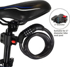 Lumintrail Combination Bike And Scooter Lock Cable - 4Ft Bike Locks Heavy Duty Anti Theft With Combinations - Bike Cable Lock Co
