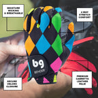 Bg Bender Golf Glove  Wear On Left  (Argyle, Mens Medium)