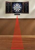 Viper By Gld Products Viper Vault Cabinet & Shot Sisal/Bristle Ready-To-Play Bundle: Elite Set (Shot King Dartboard, Darts, Shad