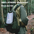 Well-Strong Waterproof First Aid Kit Roll Top Boat Emergency Kit With Waterproof Contents For Fishing Kayaking Boating Swimming