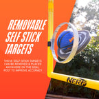 Nerf Punt And Pass Football Goal Post Set - Complete All In One Set - Included Removeable Knockout Targets