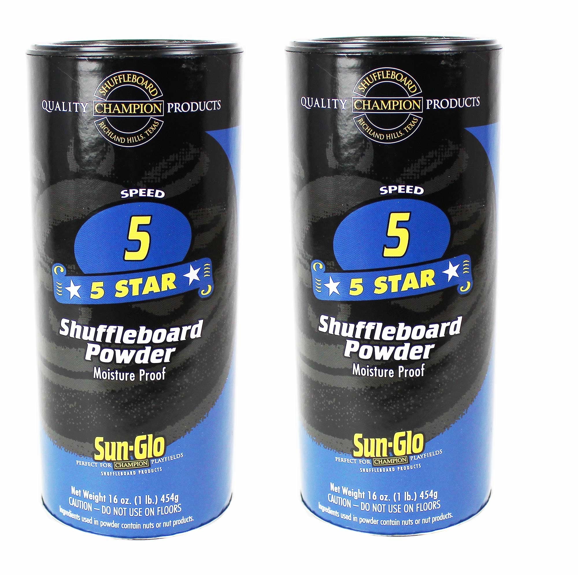 Sun-Glo #5 Shuffleboard Powder Wax (16 Oz.) (Pack Of 2)