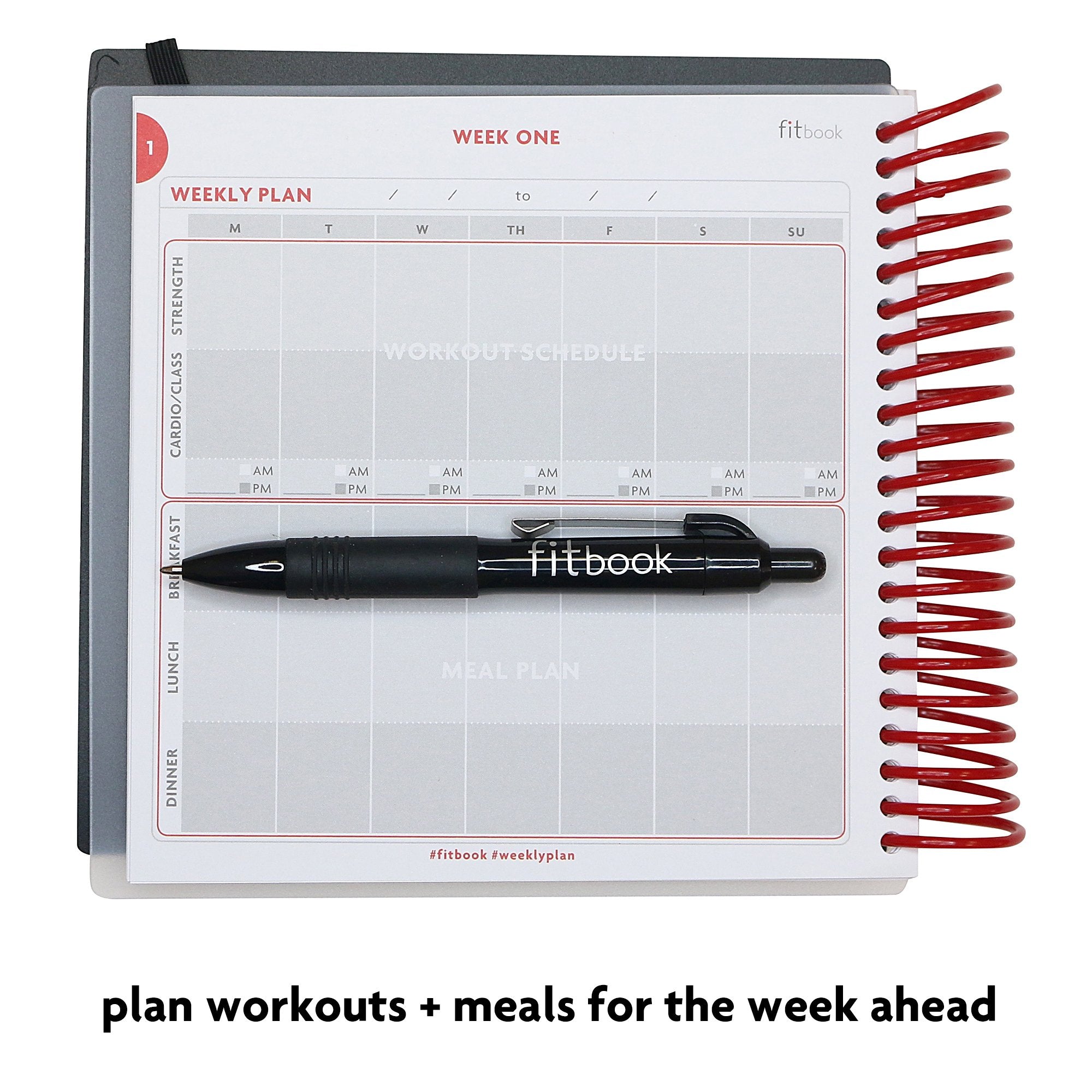 2020 Fitlosophy Fitbook: Fitness Journal And Planner For Workouts, Weight Loss And Exercise, White Single (12-Week)