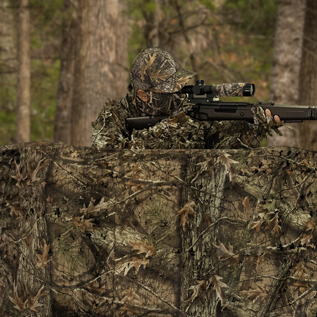 Loogu Camo Netting, Camouflage Netting For Sunshade, Camping, Shooting And Hunting And Many More (20X20Ft, 6Mx6M, Super Tree Bon