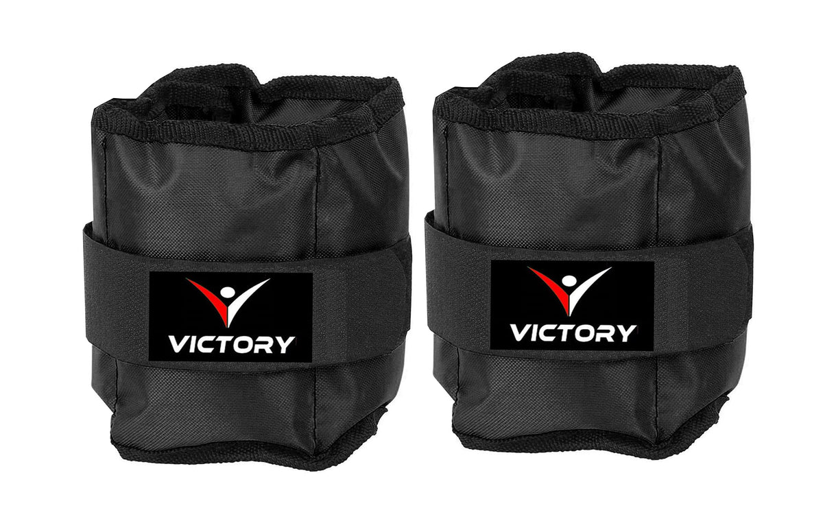 Victory Professional Wrist/Ankle Weight Pair | Resistance Exercise | Wrist Ankle | Fitness Band | Unisex Workout Equipment | Fin