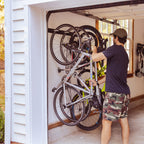 4 Bike Rack For Garage - Solid Steel Extra Heavy Duty Blat Bike Rack - Garage Wall Mounted Bicycle Storage