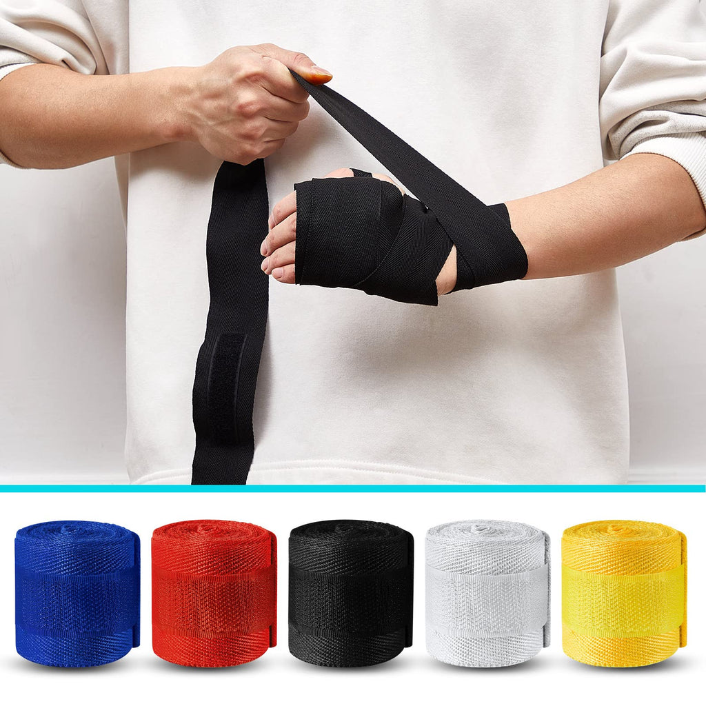 Junkin 12 Pairs 2.5 Meter Boxing Hand Wraps Sports Hand Wraps For Mma Boxing Stretch Mexican Style Hand Wraps For Men Women Mart