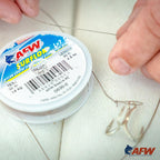American Fishing Wire Surflon, Nylon Coated 1X7 Stainless Steel Leader Wire, 45 Lb Test, .028 Diameter, Bright, 300 Ft