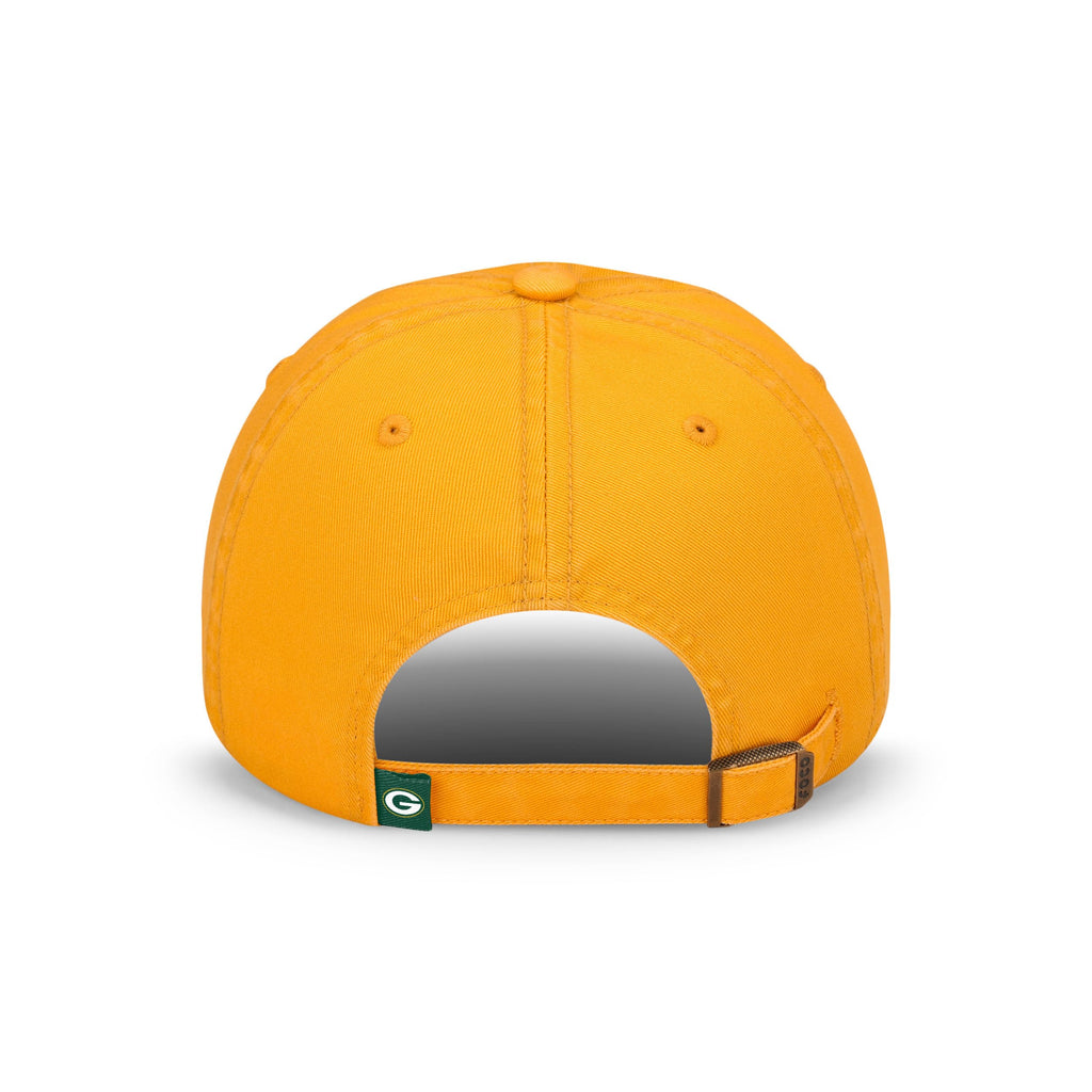 Foco Men'S Green Bay Packers-Gold Cap Nfl Logo Casual Hat, Team Color