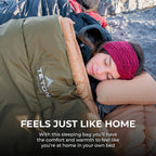 Teton Sports Celsius Xxl 0 Degree Sleeping Bag - 0F Cold-Weather Sleeping Bag For Men & Women - Camping Accessory & Winter Sleep