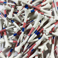 3-1/4'' Pride Performance Golf Tees, Usa Flag, 100 Count