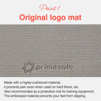 Primasole Yoga Mat With Carry Strap For Yoga Pilates Fitness And Floor Workout At Home And Gym 1/3 Thick (Earth Brown Color) Pss