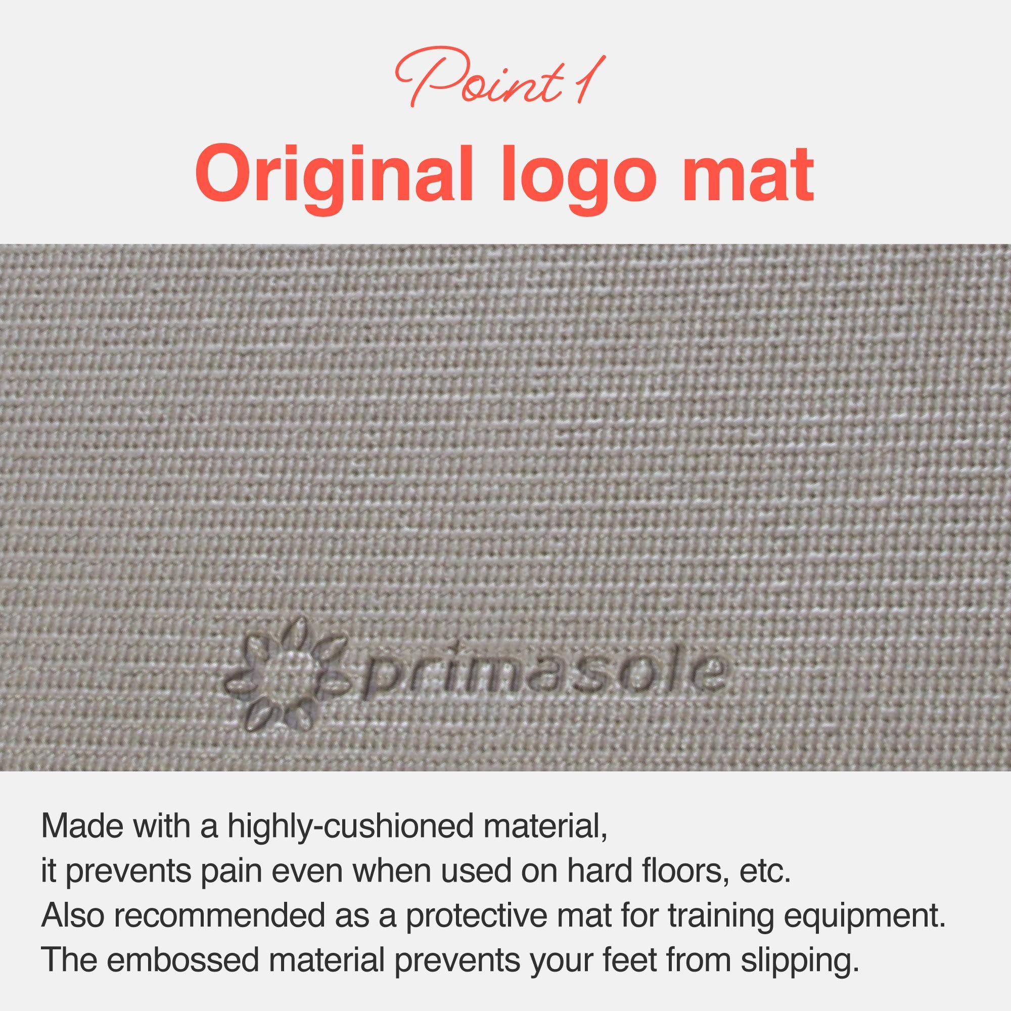 Primasole Yoga Mat With Carry Strap For Yoga Pilates Fitness And Floor Workout At Home And Gym 1/3 Thick (Earth Brown Color) Pss
