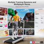 Walking Pad Treadmill With Handle Bar 3-In-1 Foldable Treadmills For Small Space 300 Lbs Capacity, 3.0Hp Portable Under Desk Tre