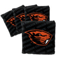 YouTheFan Officially-Licensed NCAA Oregon State Beavers Set of 4 Cornhole Bags - All Weather Regulation 6    x 6    Size - 16oz 