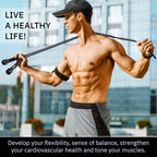 Starfit Lightweight Jump Rope 2Pcs For Fitness And Exercise - Adjustable Jump Ropes With Plastic Handles - Tangle-Free Skipping