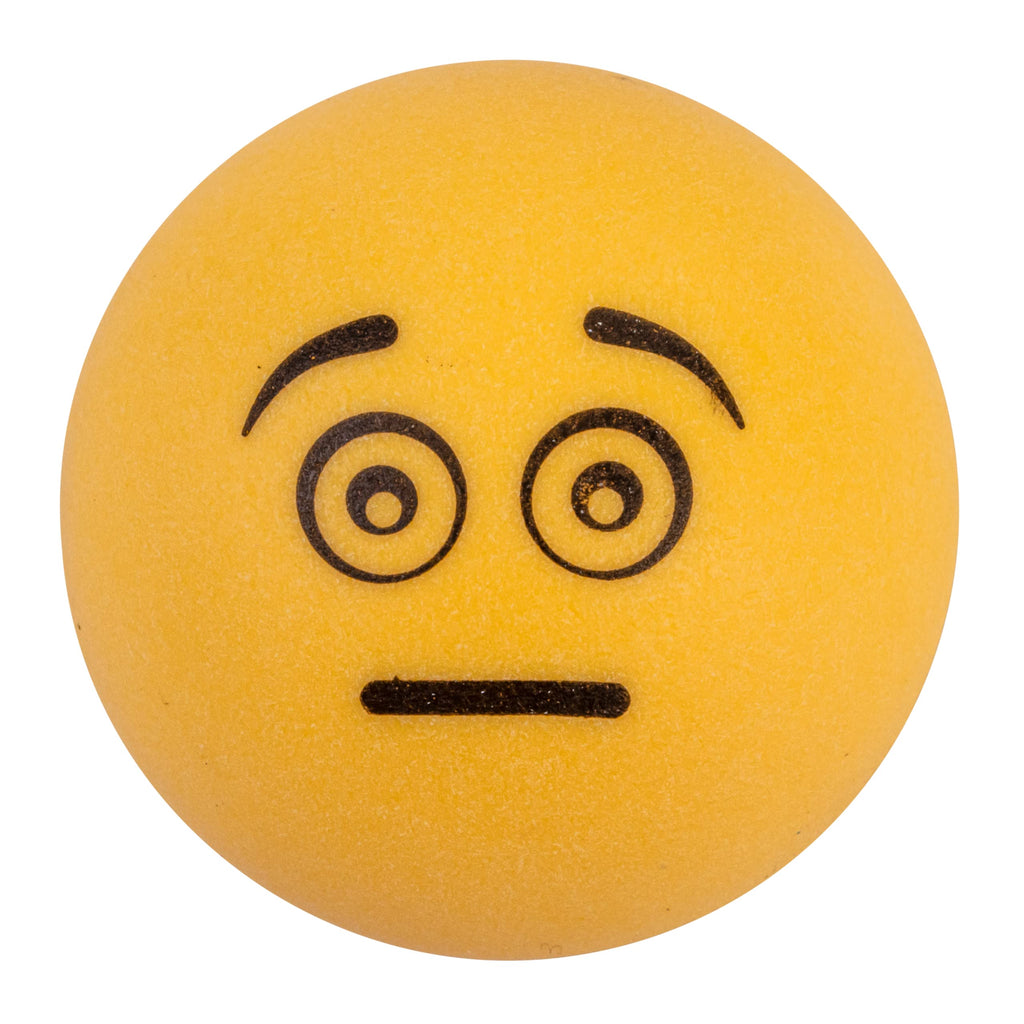 Stiga 6 Pack Emoji Table Tennis Balls - 40Mm Ittf Regulation Size And Weight Ping Pong Balls
