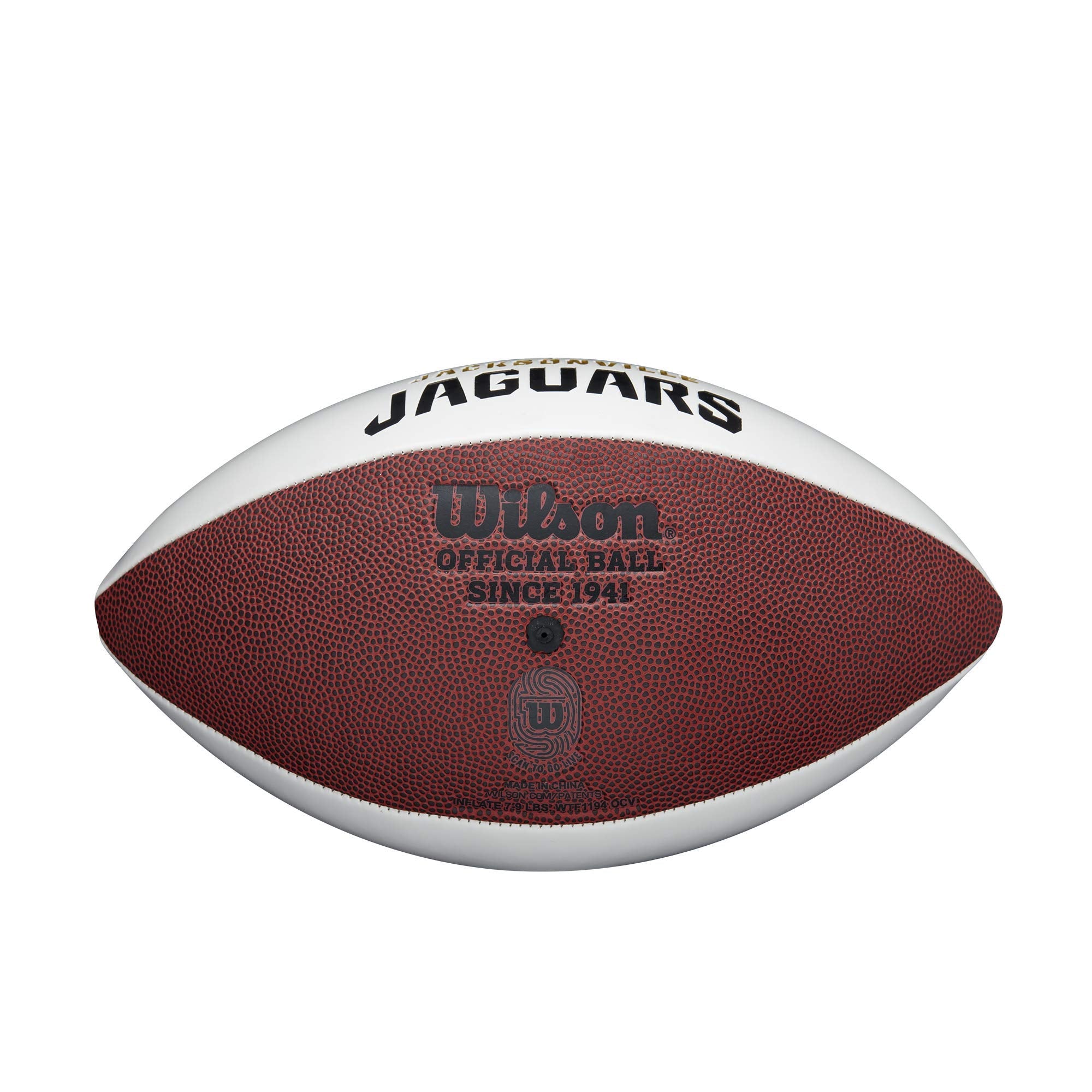 Wilson Nfl Live Signature Autograph Football - Official Size, Jacksonville Jaguars