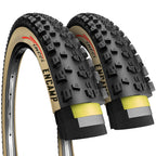 Fincci Pair 27.5 X 2.25 Inch Mountain Bike Tire 57-584 Foldable 60 Tpi Tires With Nylon Protection For All Mountain Enduro Mtb H