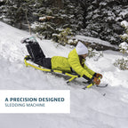 Yukon Charlies Hammerhead Pro HD Sled, Single Rider, Speed and Steering Control, 52-inch x 22-inch, for Ages 13+