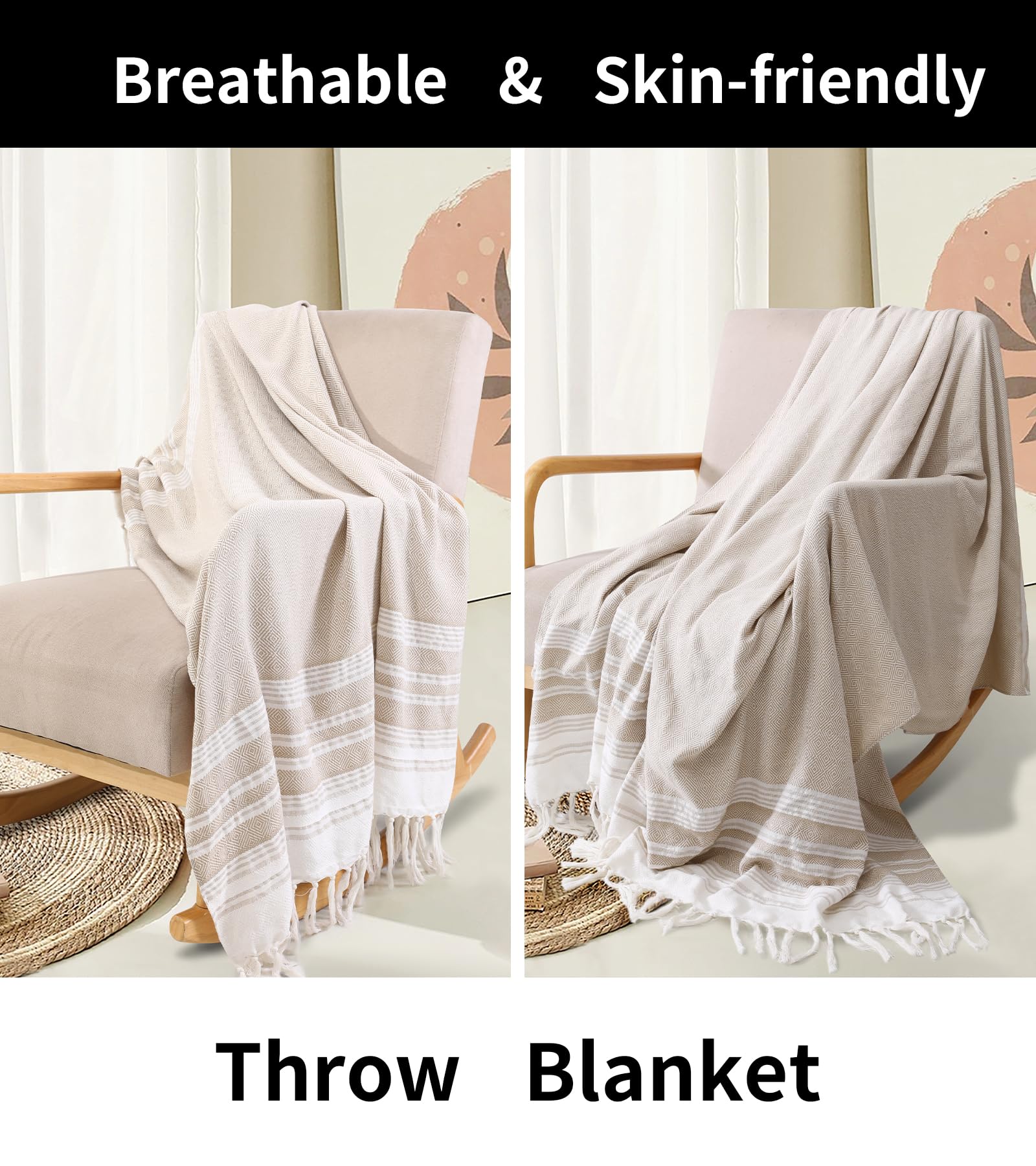 Large Soft Picnic Blanket Outdoor Law Grass Mat Park Car Travel Europe Mexico Trip Beach Towel Outside Summer Vacation Stuff Acc