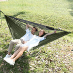 Travel Bird Camping Hammock With Mosquito Net And Ridge Rope, Extra Large For 2 Person, Lightweight Hanging Hammocks Tree Straps