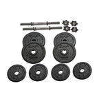 Cap Barbell 50-Pound Adjustable Dumbbell Weight Set, C. Black, 50 Lb, Pair