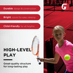 Gamma Sports Junior Tennis Racquet: Quick Kids 21 Inch Tennis Racket - Prestrung Youth Tennis Racquets For Boys And Girls - 93 I
