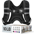 Zeerun Weighted Vest for Women & Men with Reflective Stripe and Adjustable Buckle, Comfortable & Durable Rucking Vest for Walkin