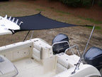 T-Top Boat Shade Kit, Black (5'L X 60''W) - Outer Uv Reflective Coating For A 98% Effective Uv Block - Secure Fit-Speed Tested U