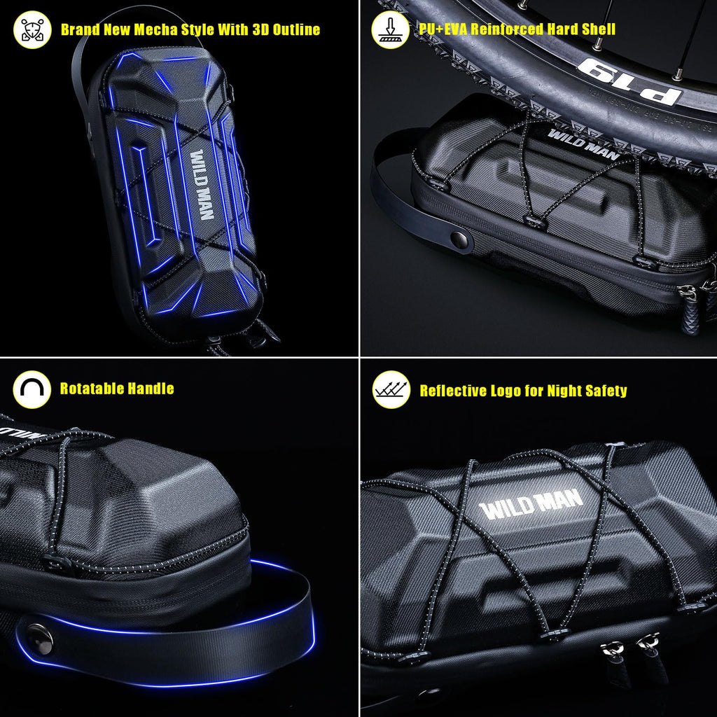 Chiclew 3L Electric Scooter Bag - Waterproof Storage Bag With Multicolor Drawstrings, Large Capacity Handlebar Bag Compatible Wi