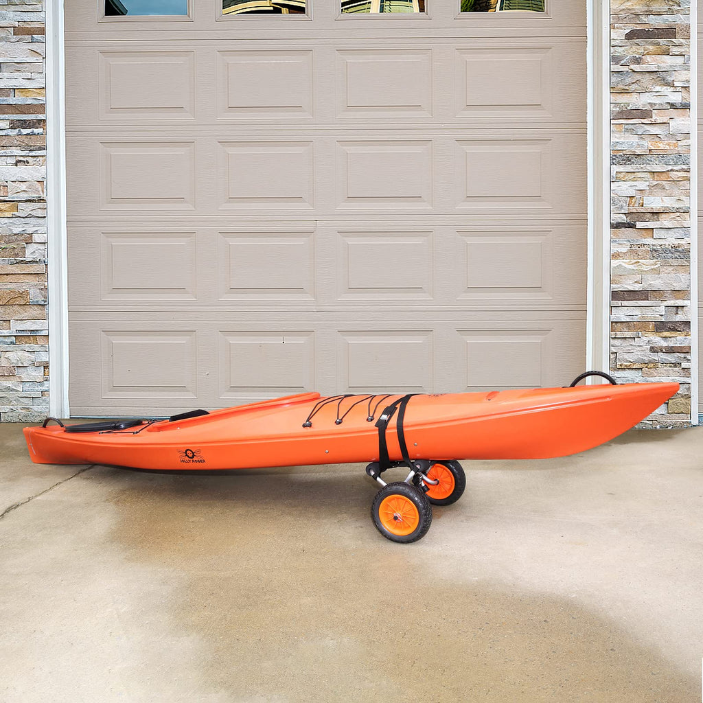 Vevor Kayak Cart, 250Lbs Load Capacity, Foldable Kayak Dolly Aluminum Kayak Wheels With 10 Solid Tires For Kayaks Carrier Canoes