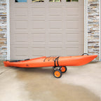 Vevor Kayak Cart, 250Lbs Load Capacity, Foldable Kayak Dolly Aluminum Kayak Wheels With 10 Solid Tires For Kayaks Carrier Canoes