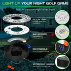 Kingtop Rechargeable Led Golf Hole Light - Waterproof, Focused Illumination Lens, Remote-Controller, Perfect For Backyard Night