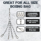Yes4All, Heavy Duty Swing Hanger For Punching Bag - Heavy Bag Hanger - Bag Chain For Boxing Stand - Indoor Outdoor Playground Ha