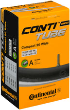 Continental 20'' Bicycle Tube, Wide 1.9''/2.5'' 34Mm Schrader Valve