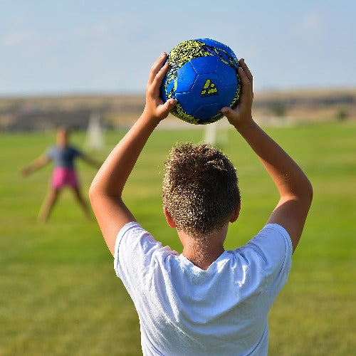Vizari Toledo Soccer Ball – Blue/Neon Yellow