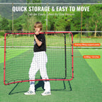 Vevor Baseball And Softball Rebounder Net 4X5.5 Ft Pitchback All Angle Fielding