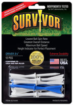 Greenkeepers Survivor Golf Driver Tee, 3 1/4''