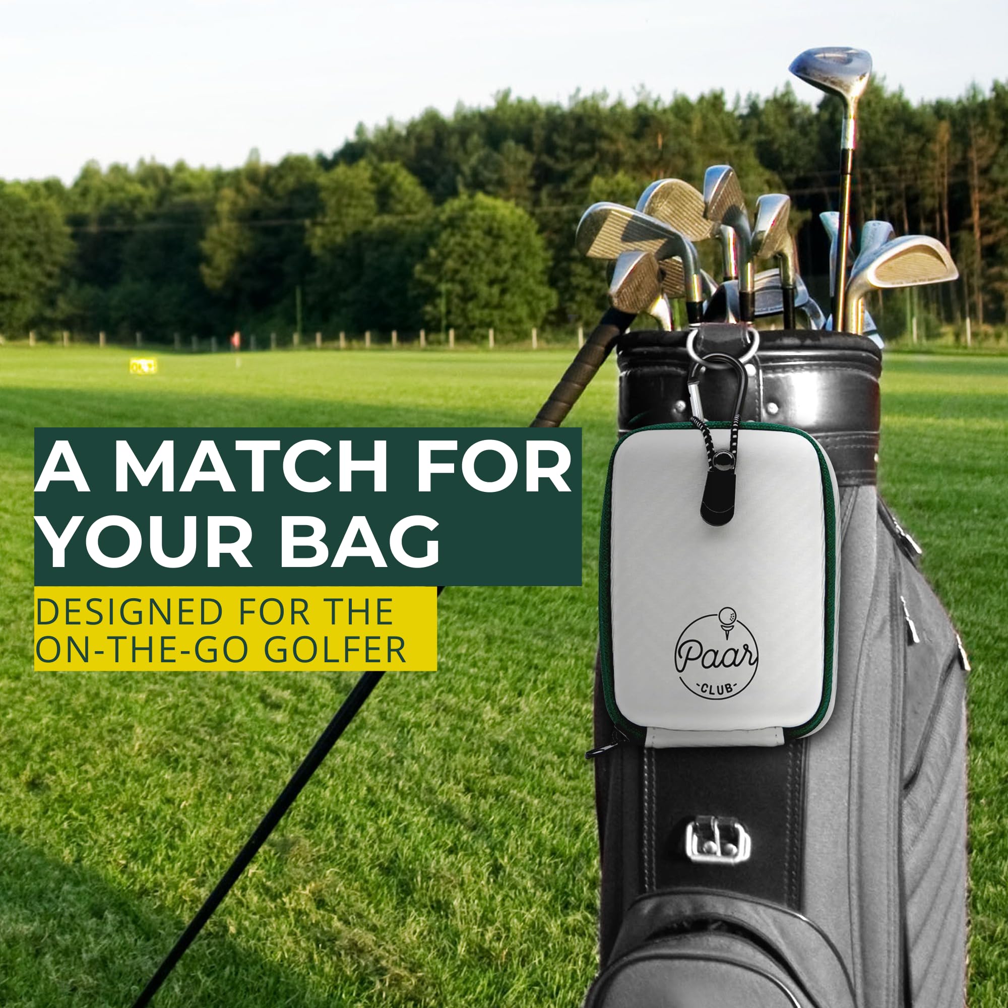 Paar Club Golf Range Finder Case  Universal Hardshell Case Compatible With Bushnell/Callaway & Most Rangefinder  Protect & Carry