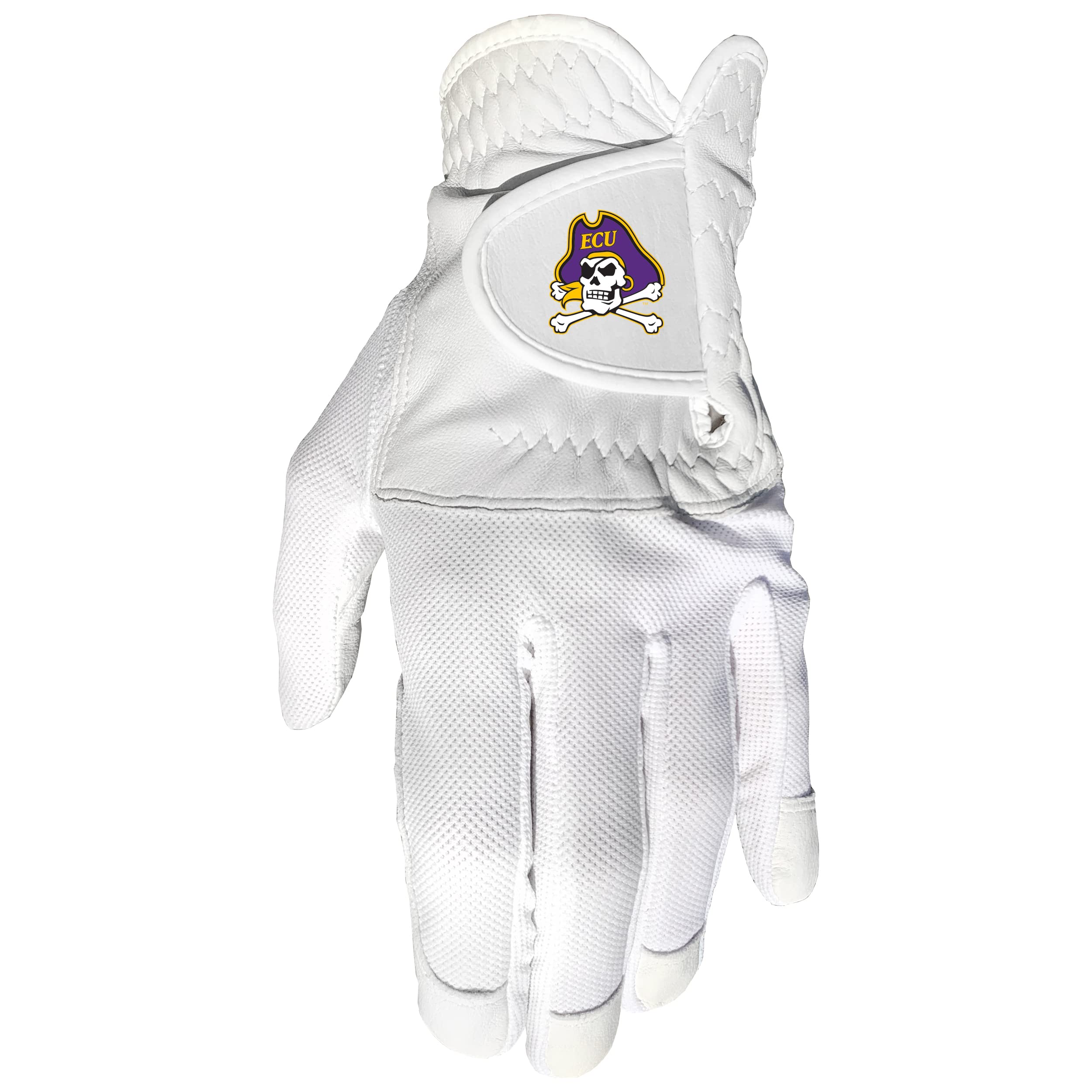 Team Golf NCAA EAST CAROLINA Cool Mesh With Cabretta Leather - One Size - Mens Left Team Golf NCAA Cool Mesh With Cabretta Leath