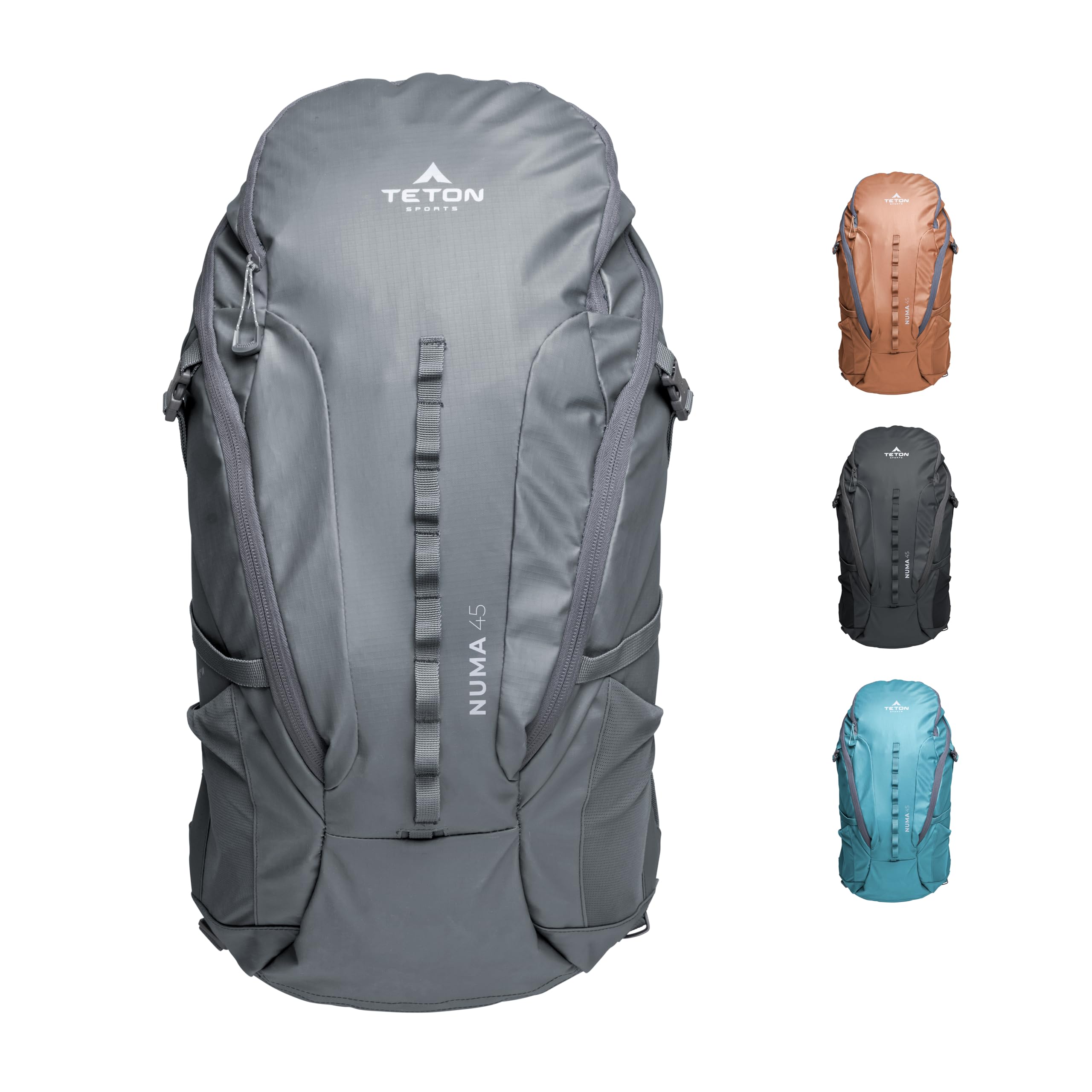 TETON Sports Numa backpack, sleek design, durable and ready for hiking, camping or backpacking. Lightweight with more room than 