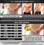 Rdx Weight Lifting Belt For Fitness Gym - Adjustable Leather Belt With 4       Padded Lumbar Back Support - Great For Bodybuildi