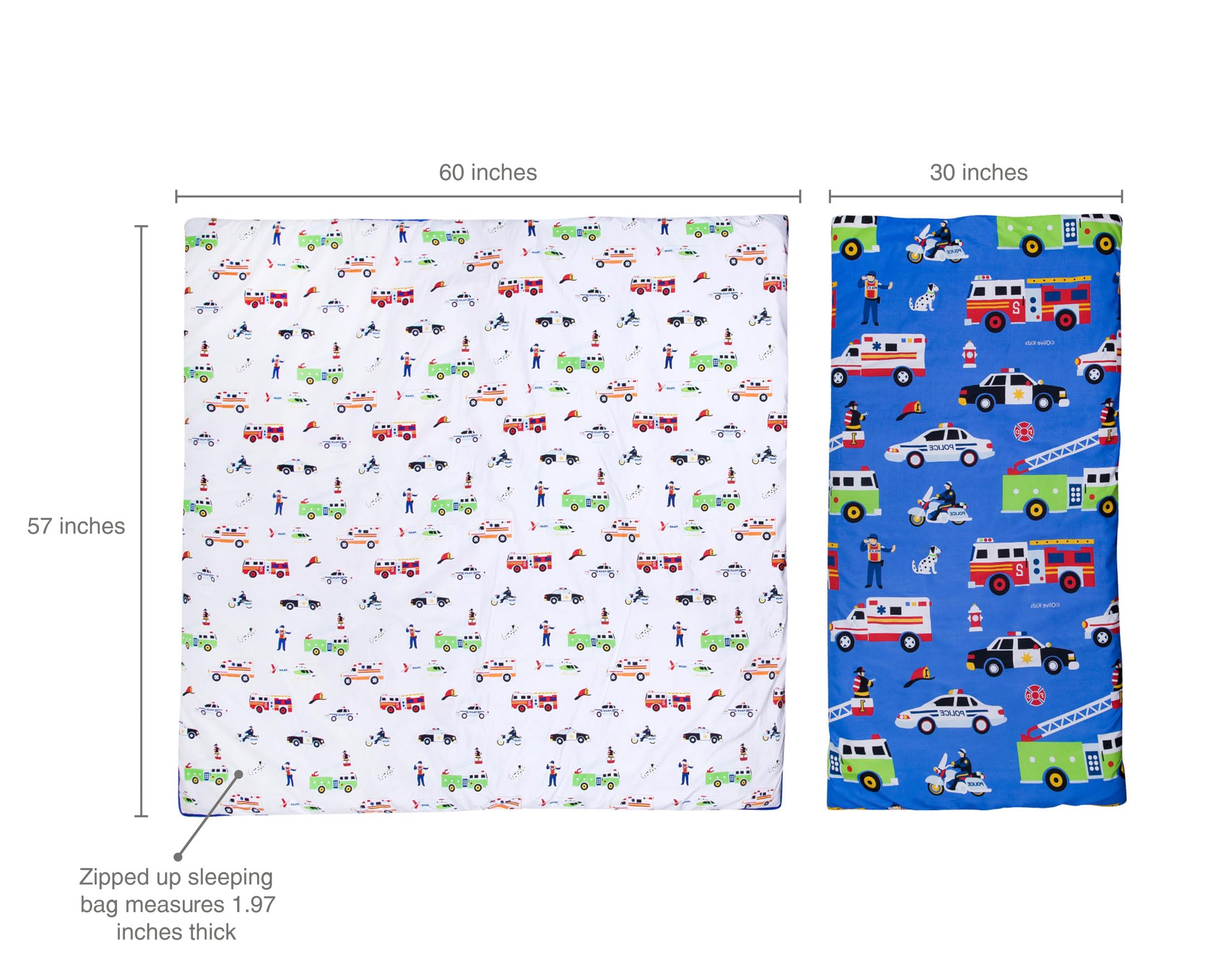 Wildkin Kids Microfiber Sleeping Bag For Boys And Girls, Includes Pillow Case And Stuff Sack, Perfect Size For Slumber Parties,
