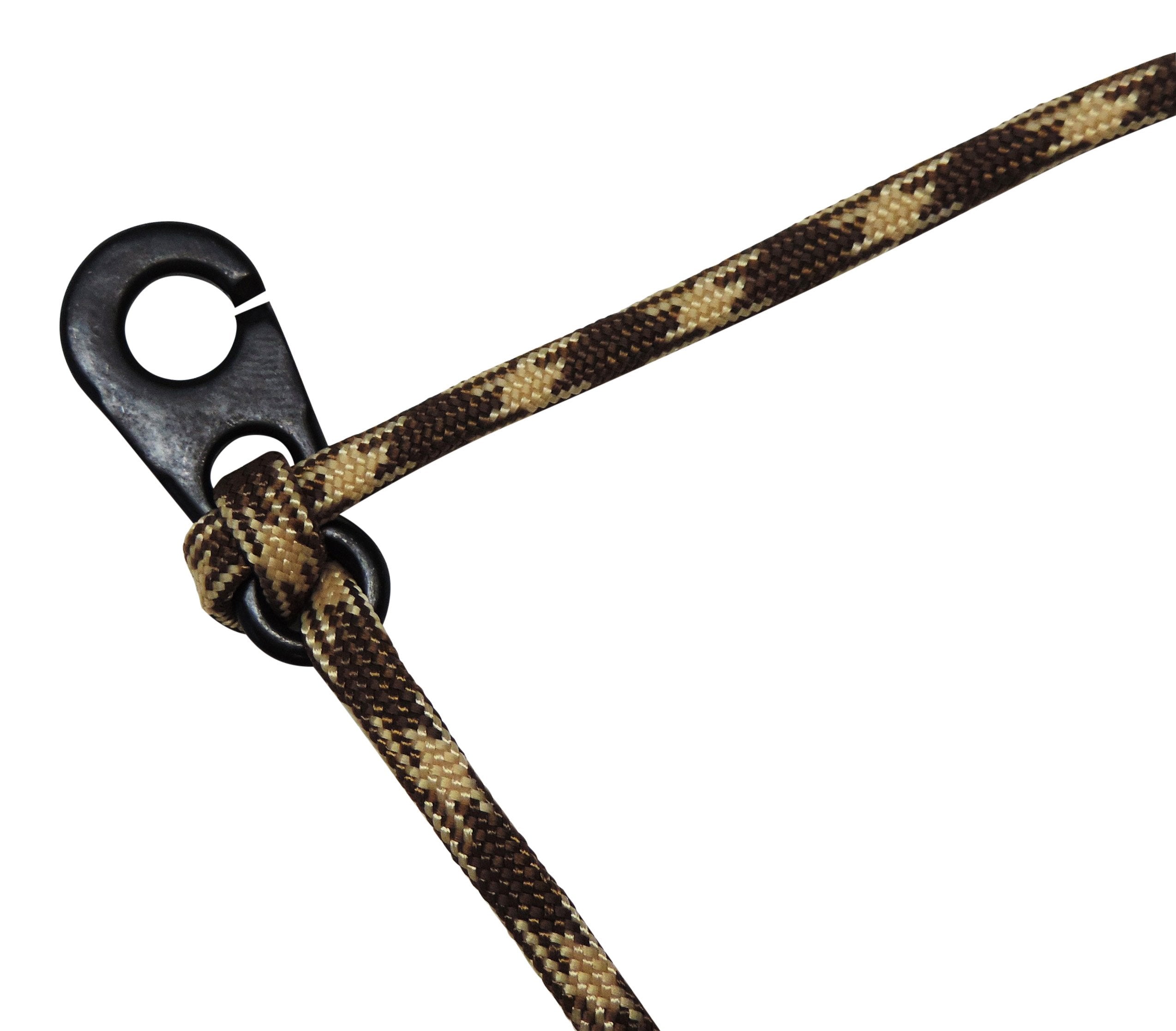 Brummel Hooks - Sister Clips Stainless Steel For 1/8 Inch To 1/4 Inch Cord. (Blackened Stainless Steel, 5 Pair Pack)