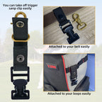 Melotough Golf Glove Holder Clip Gloves Belt Holder Gloves Keeper With Alligator Clips For Work Construction Gloves Golf Accesso
