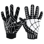 AIGEVTURE Youth Football Gloves Kid Receiver Gloves Boys Girls Unmatched Grip Great Gift (Black and White, Youth XS)