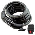 Lumintrail Combination Bike And Scooter Lock Cable - 4Ft Bike Locks Heavy Duty Anti Theft With Combinations - Bike Cable Lock Co