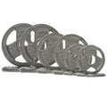 Fitvids 2 Inch Olympic Barbell Weight Plates Set, 70 LB(2.5-10 LB) Barbell Weight Set for Home Gym Strength Training, Triple-han