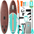 Niphean Inflatable Stand Up Paddle Board with Balanced Wing Design and SUP Accessories, Anti-Slip EVA Deck, 106 Inflatable Paddl